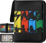 FovBern 4-Pocket Card Binder, Trading Card Binder with 50 Premium Removable Sleeves, Holds Up to 400 Cards, Card Holder Collector Album for Game Cards - Image 4